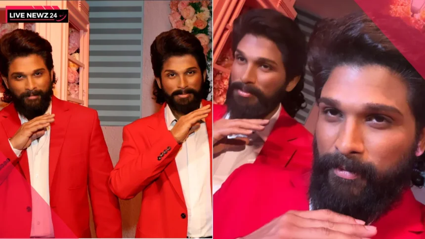 Allu Arjun Wax Statue At Madame Tussauds तस्वीरें खूब चर्चा में रहीं।